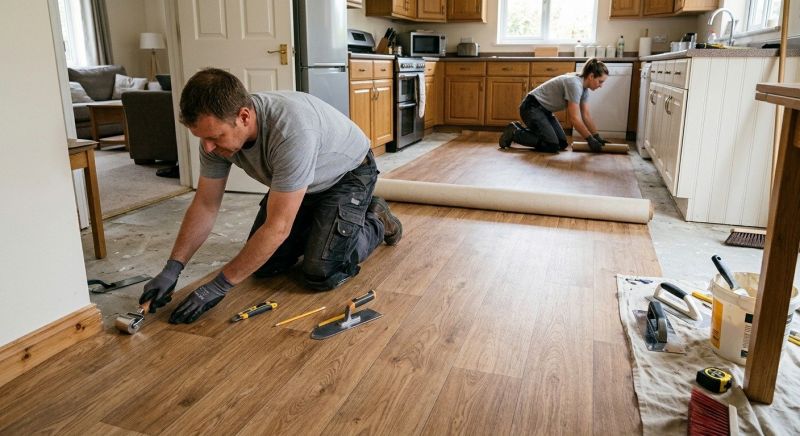 Linoleum Flooring Replacement