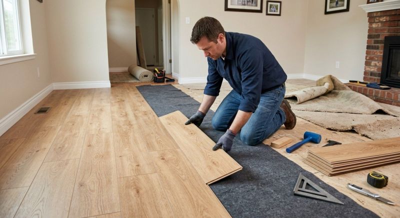 Laminate Floor Remodeling in Johnstown, PA