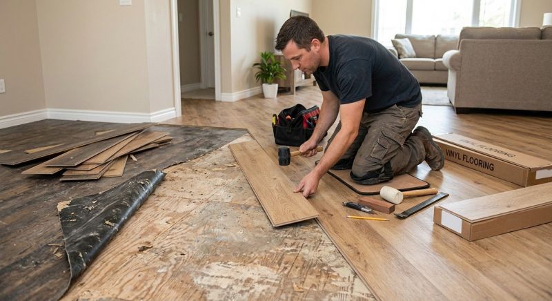 Vinyl Flooring Installation in Ebensburg, PA